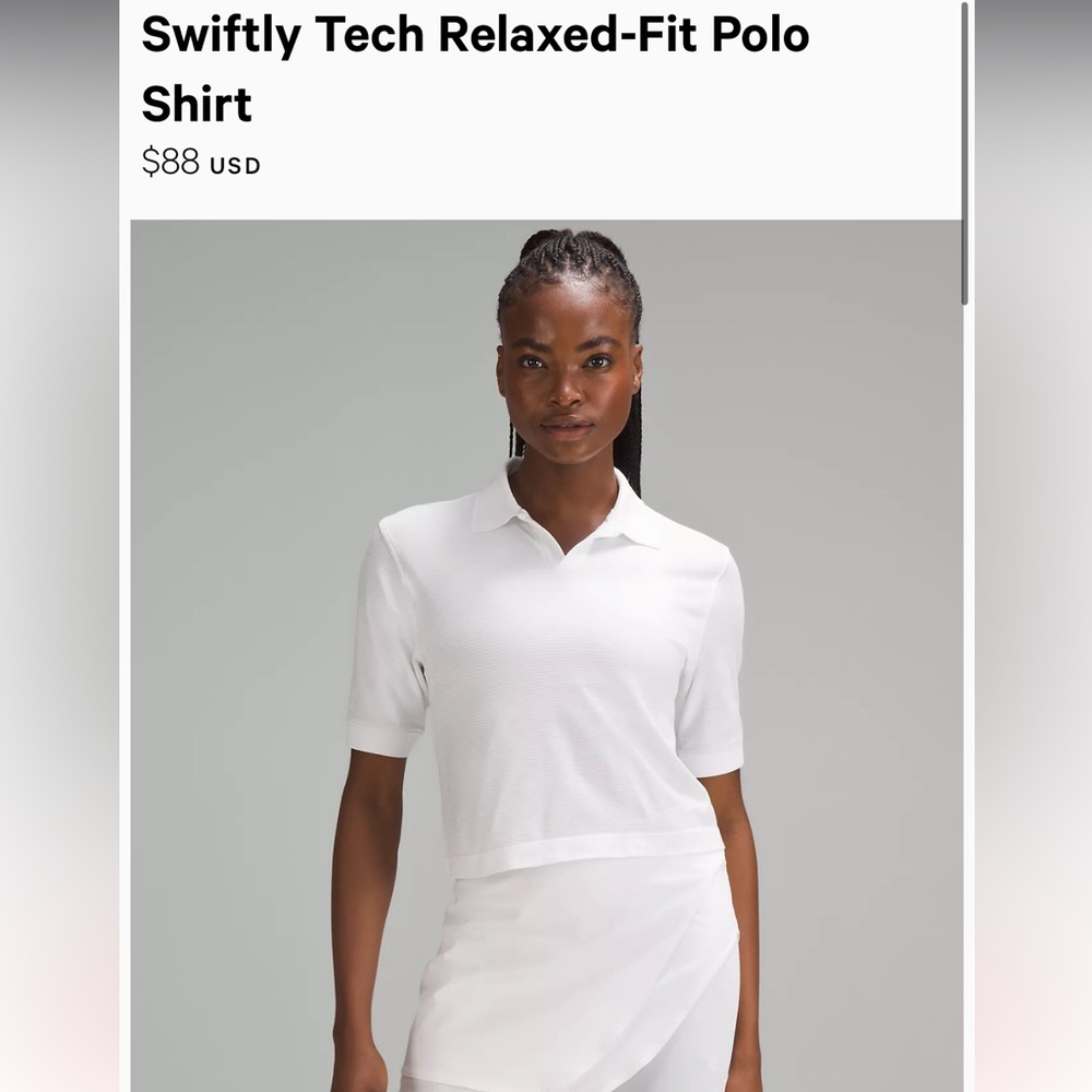 NWT‼️ Swiftly Tech Relax Fit Polo Shirt